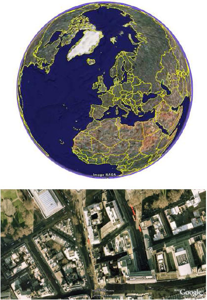 google map satellite