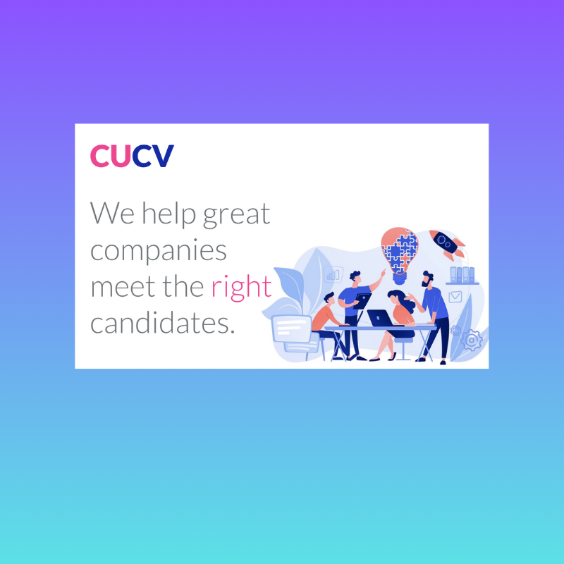 CUCV. We help great companies meet the right candidates.